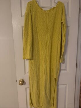 Free people beach Long Sleeve Knit Maxi Dress